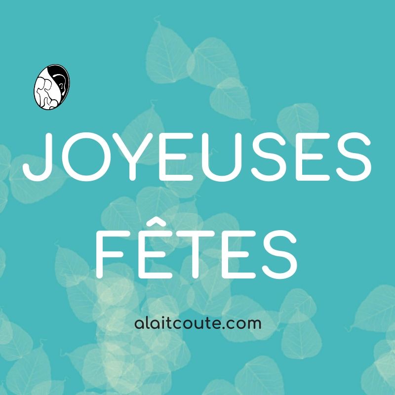 L'équipe d'A Lait'coute vous souhaite de joyeuses fêtes !