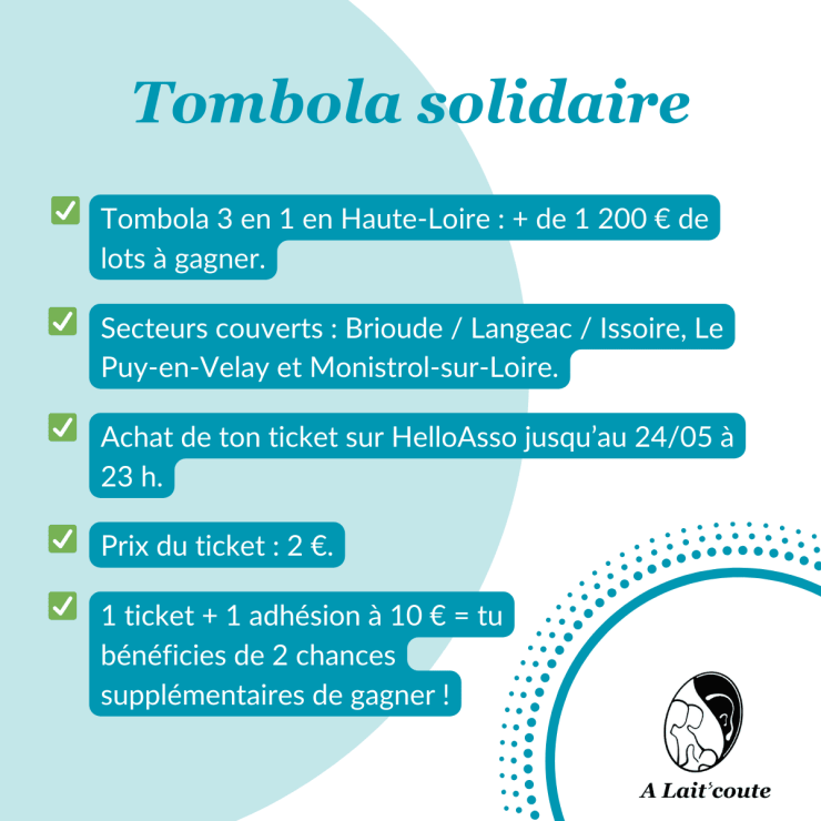 Les conditions de participation Ă la tombola solidaire 2025 d'A Lait'coute